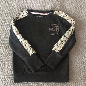 Girls sequined sweatshirt
